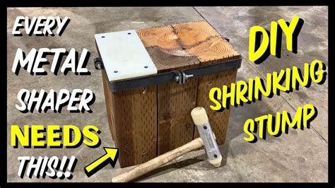 sheet metal shaping stump|diy shrinking stump for metal.